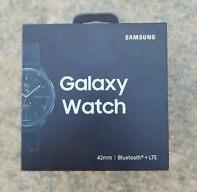 NEW Samsung Galaxy Watch SM-R815U 42mm Black 4G-LTE Cellular Network (VERIZON)
