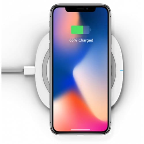 TOCHIC Qi Wireless Charger Pad Ultra-thin 10W Fast Charge משטח טעינה אל חוטי לאייפון
