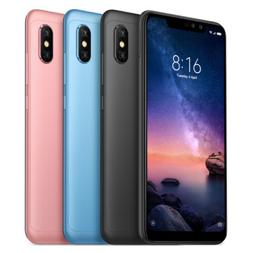 US$209.99 16% Xiaomi Redmi Note 6 Pro Global Version 6.26 inch 4GB 64GB Snapdragon 636 Octa core 4G Smartphone Smartphones from Mobile Phones & Accessories on banggood.com